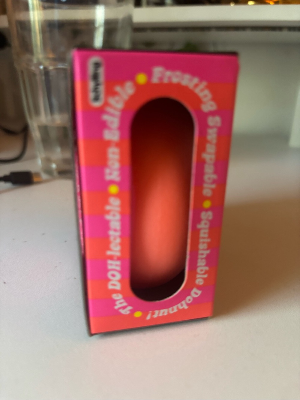 NEEDOH Donut Pink Squishable Kids Toy - Picture 2 of 3